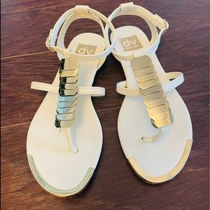 DV by Dolce Vita Apex white sandals white 6